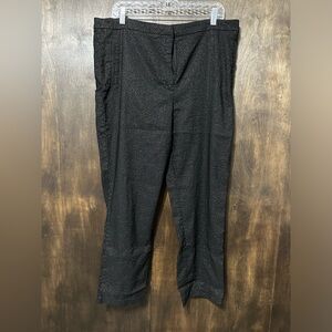 Worthington Slim Leg Black w/ Gold striped threading - size 18